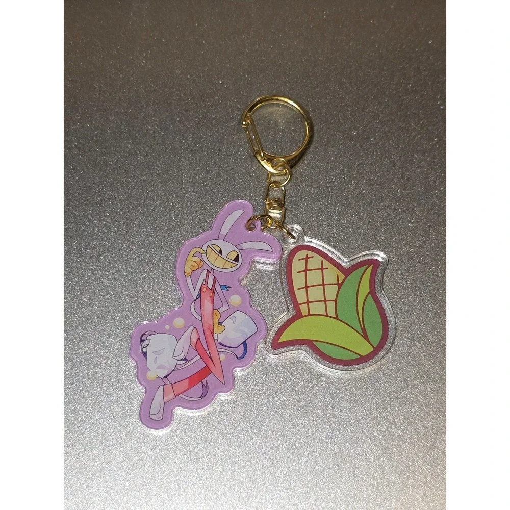 Jax Keychain With Charm! TADC The Amazing Digital Circus Handmade!